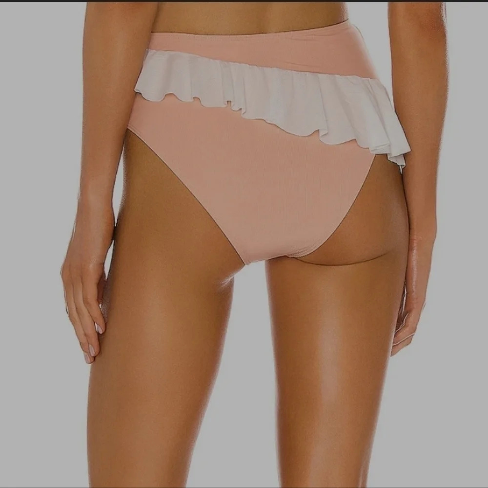 TULAROSA julieta high waist peach bikini bottoms xsmall - Picture 2 of 8